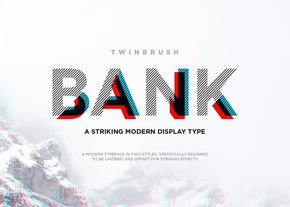 Twinbrush Bank display type